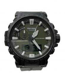CASIO（カシオ）の古着「PRO TREK」｜オリーブ