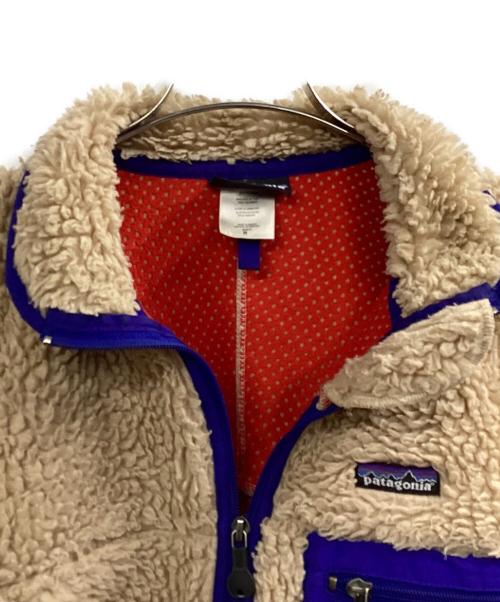 Patagonia（パタゴニア）Patagonia (パタゴニア) クラシックレトロカーディガン ベージュ×ブルー サイズ:Mの古着・服飾アイテム
