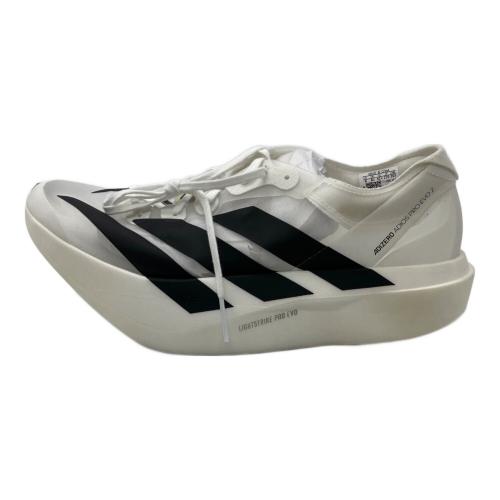 adidas（アディダス）adidas (アディダス) Adizero Adios Pro Evo 2 ホワイト×ブラック サイズ:US9の古着・服飾アイテム