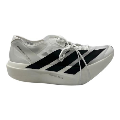 adidas（アディダス）adidas (アディダス) Adizero Adios Pro Evo 2 ホワイト×ブラック サイズ:US9の古着・服飾アイテム