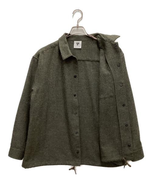 moonlight gear（ムーンライトギア）moonlight gear (ムーンライトギア) Flow Shirts Jacket グレー サイズ:SMの古着・服飾アイテム