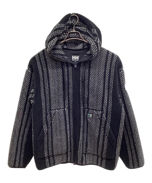 HELLY HANSEN（ヘリーハンセン）HELLY HANSEN (ヘリーハンセン) DESCENDANT (ディセンダント) SPICOLI HOODED JACKET FIBERPILE HH x DCDT ブラック サイズ:XLの古着・服飾アイテム