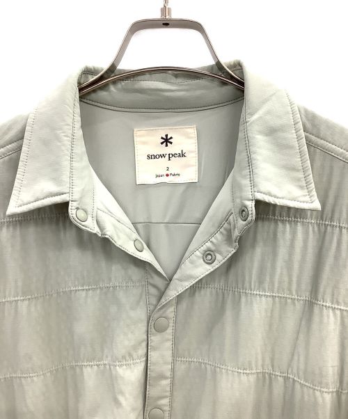 Snow peak（スノーピーク）Snow peak (スノーピーク) Flexible Insulated Shirt アイボリー サイズ:2の古着・服飾アイテム