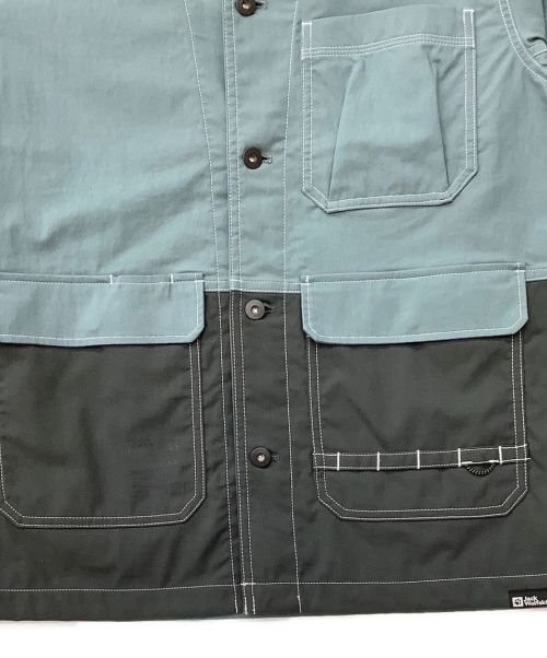 Jack Wolfskin（ジャック ウルフスキン）Jack Wolfskin (ジャック ウルフスキン) FIREWOOD WORK JK V2 ティールグレー サイズ:M 未使用品の古着・服飾アイテム