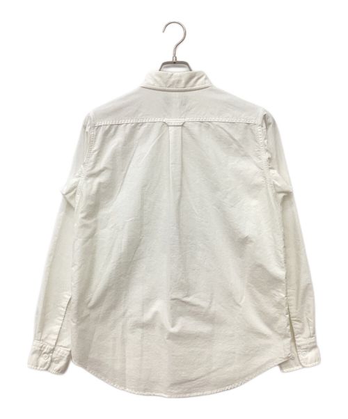 THE NORTHFACE PURPLELABEL（ザ・ノースフェイス パープルレーベル）THE NORTHFACE PURPLELABEL (ザ・ノースフェイス パープルレーベル) Cotton Polyester OX B.D. Shirt ホワイト サイズ:Sの古着・服飾アイテム