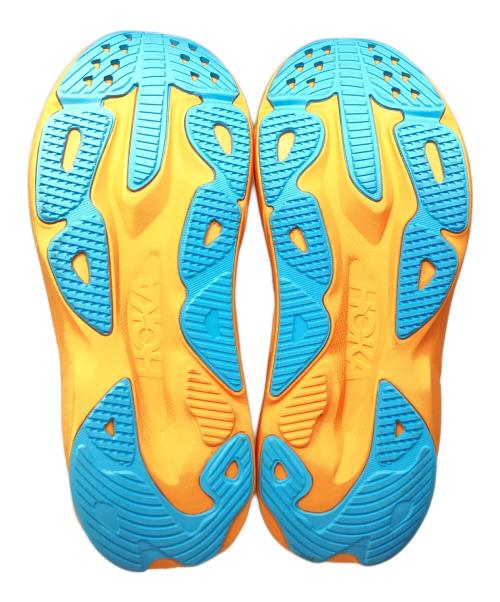 HOKAONEONE（ホカオネオネ）HOKAONEONE (ホカオネオネ) ランニングシューズ ホワイトオレンジ サイズ:27.0cmの古着・服飾アイテム