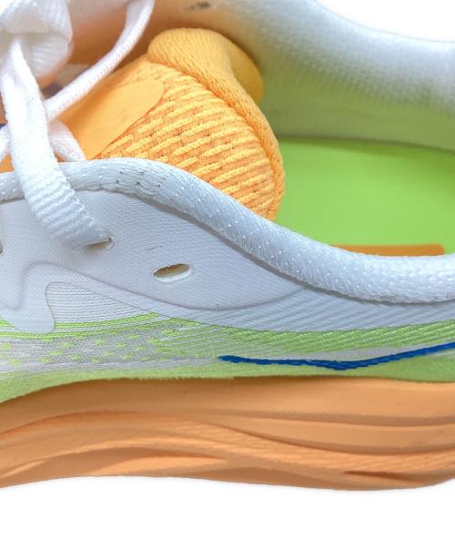 HOKAONEONE（ホカオネオネ）HOKAONEONE (ホカオネオネ) ランニングシューズ ホワイトオレンジ サイズ:27.0cmの古着・服飾アイテム