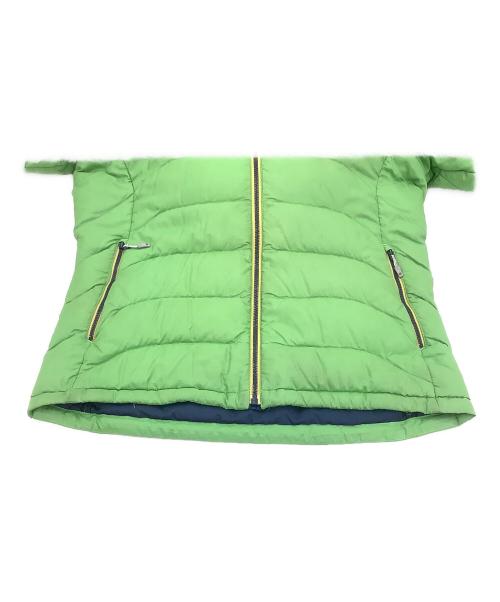 MARMOT（マーモット）MARMOT (マーモット) ライトバンフーダウンジャケット ネイビー×グリーン サイズ:Lの古着・服飾アイテム