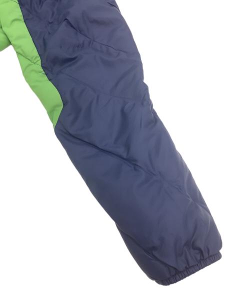 MARMOT（マーモット）MARMOT (マーモット) ライトバンフーダウンジャケット ネイビー×グリーン サイズ:Lの古着・服飾アイテム