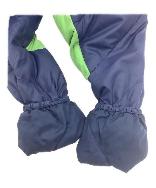 MARMOT（マーモット）MARMOT (マーモット) ライトバンフーダウンジャケット ネイビー×グリーン サイズ:Lの古着・服飾アイテム