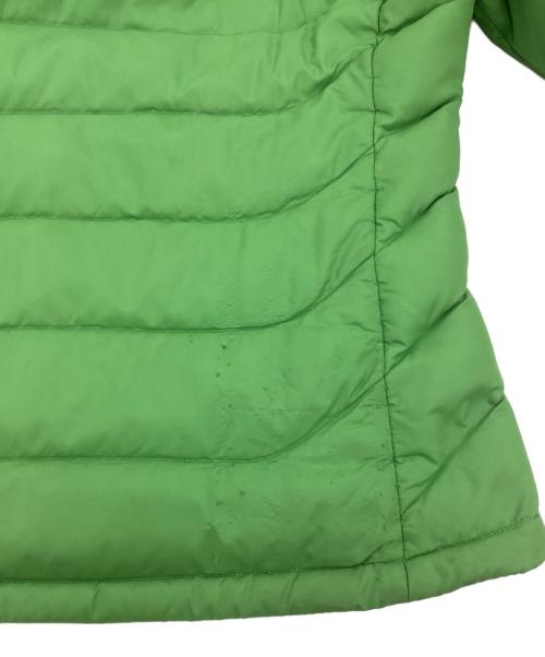 MARMOT（マーモット）MARMOT (マーモット) ライトバンフーダウンジャケット ネイビー×グリーン サイズ:Lの古着・服飾アイテム