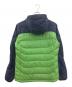MARMOT (マーモット) ライトバンフーダウンジャケット ネイビー×グリーン サイズ:L：10000円