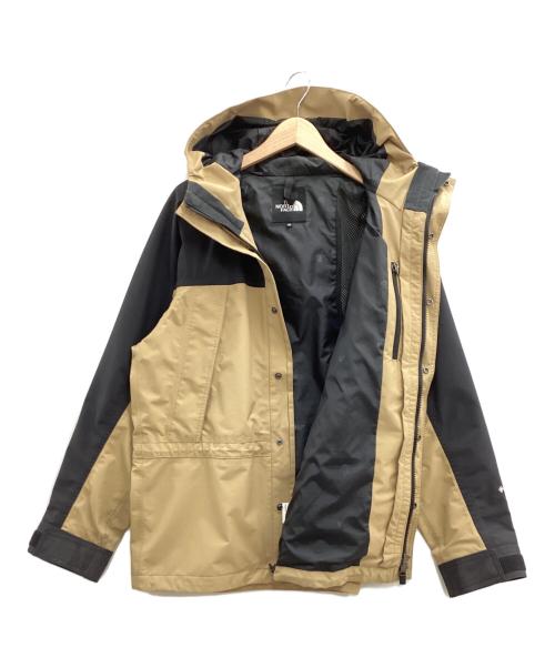 THE NORTH FACE（ザ ノース フェイス）THE NORTH FACE (ザ ノース フェイス) マウンテンライトジャケット カーキ×ブラック サイズ:Mの古着・服飾アイテム