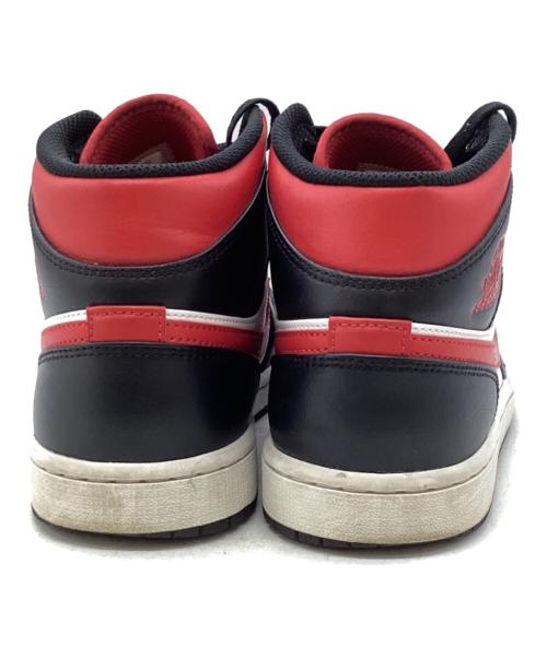 NIKE（ナイキ）NIKE (ナイキ) ハイカットスニーカー/Air Jordan 1 Mid/エアジョーダン1 ミッド レッド サイズ:25の古着・服飾アイテム