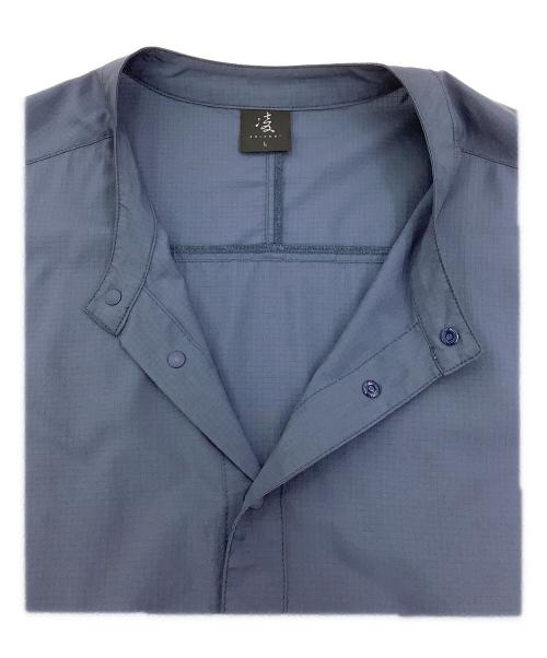 凌（シノギ）凌 (シノギ) 長袖シャツ ブルー サイズ:Lの古着・服飾アイテム
