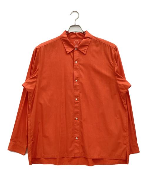 山と道（ヤマトミチ）山と道 (ヤマトミチ) 長袖シャツ オレンジ サイズ:XLの古着・服飾アイテム
