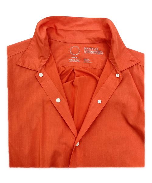山と道（ヤマトミチ）山と道 (ヤマトミチ) 長袖シャツ オレンジ サイズ:XLの古着・服飾アイテム