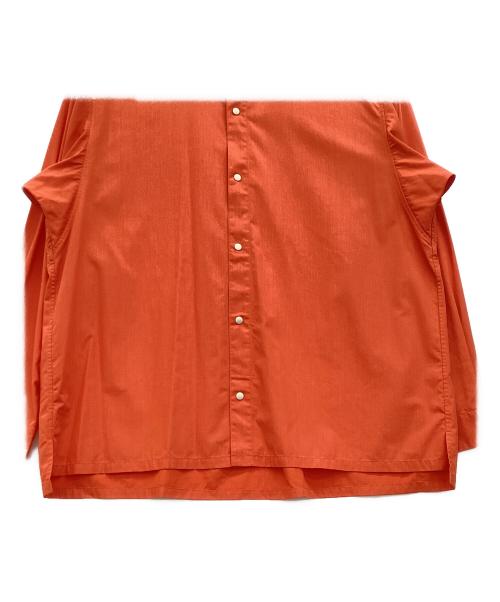 山と道（ヤマトミチ）山と道 (ヤマトミチ) 長袖シャツ オレンジ サイズ:XLの古着・服飾アイテム