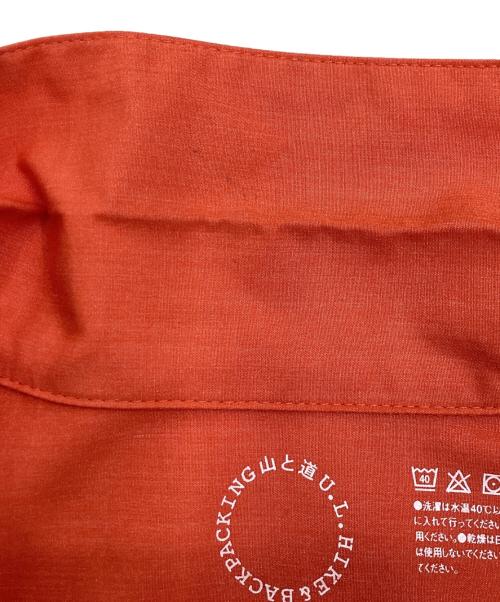 山と道（ヤマトミチ）山と道 (ヤマトミチ) 長袖シャツ オレンジ サイズ:XLの古着・服飾アイテム