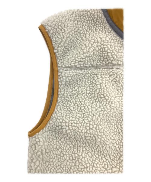 Patagonia（パタゴニア）Patagonia (パタゴニア) クラシックレトロXベスト マスタードｘオフホワイト サイズ:Sの古着・服飾アイテム