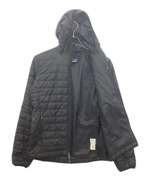Patagonia（パタゴニア）Patagonia (パタゴニア) ナノ・パフ・フーディー ブラック サイズ:Sの古着・服飾アイテム