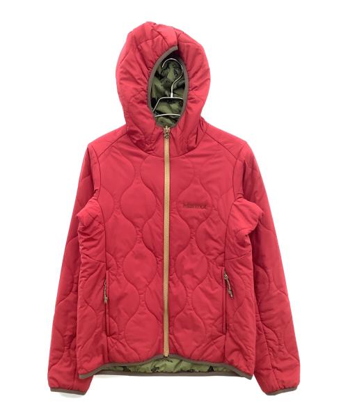 MARMOT（マーモット）MARMOT (マーモット) WS REVERSIBLE PADDING JACKET オリーブ×レッド サイズ:Sの古着・服飾アイテム