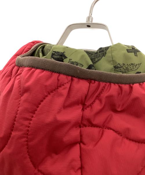 MARMOT（マーモット）MARMOT (マーモット) WS REVERSIBLE PADDING JACKET オリーブ×レッド サイズ:Sの古着・服飾アイテム