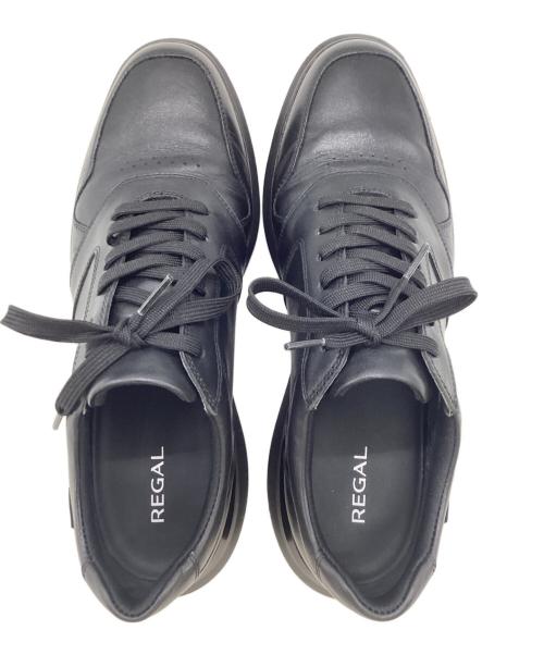 REGAL（リーガル）REGAL (リーガル) レザースニーカー ブラック サイズ:26.5cmの古着・服飾アイテム
