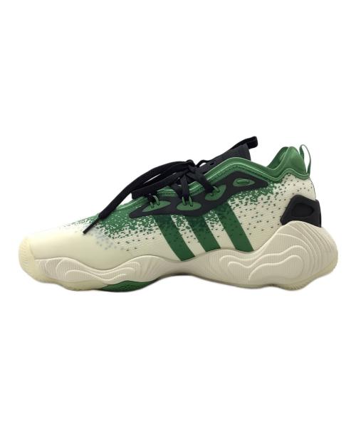 adidas（アディダス）adidas (アディダス) TRAE YOUNG 3 バスケットボールシューズ グリーン×ホワイト サイズ:27.5の古着・服飾アイテム