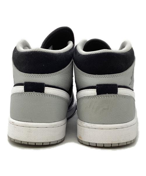NIKE（ナイキ）NIKE (ナイキ) ハイカットスニーカー/Air Jordan 1 Mid Elephant Toe/エアジョーダン1 ミッド  エレファント トゥ/サファリ ブラック×グレー サイズ:27の古着・服飾アイテム