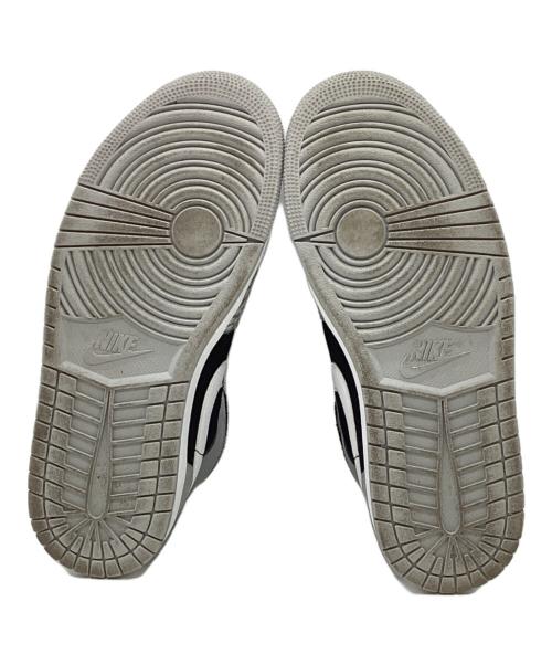 NIKE（ナイキ）NIKE (ナイキ) ハイカットスニーカー/Air Jordan 1 Mid Elephant Toe/エアジョーダン1 ミッド  エレファント トゥ/サファリ ブラック×グレー サイズ:27の古着・服飾アイテム