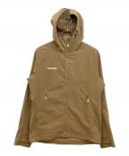 MAMMUTマムート）の古着「マクン 2.0 ソフトシェル フーデッド」｜カーキ