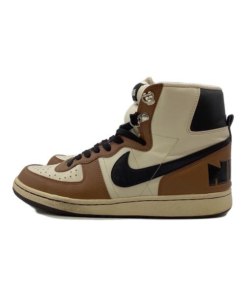 NIKE（ナイキ）NIKE (ナイキ) ハイカットスニーカー/TERMINATOR HIGH BASIC/ターミネーターハイベーシック ブラウン サイズ:27の古着・服飾アイテム