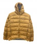 mont-bellモンベル）の古着「ライトアルパインダウンジャケット」｜オレンジ
