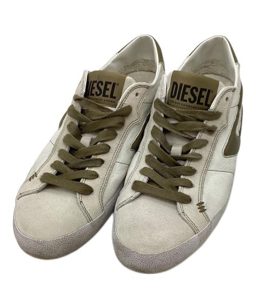 DIESEL（ディーゼル）DIESEL (ディーゼル) ローカットスニーカー/スニーカー/LEROJI ホワイト サイズ:28.5の古着・服飾アイテム