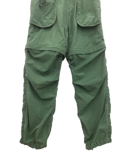 and wander（アンドワンダー）and wander (アンドワンダー) アウトドアウェア(パンツ) グリーン サイズ:Lの古着・服飾アイテム