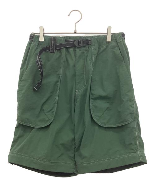 and wander（アンドワンダー）and wander (アンドワンダー) アウトドアウェア(パンツ) グリーン サイズ:Lの古着・服飾アイテム