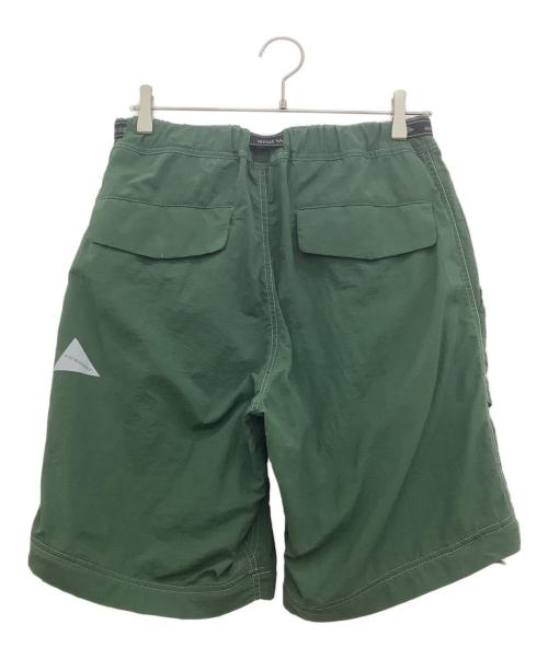 and wander（アンドワンダー）and wander (アンドワンダー) アウトドアウェア(パンツ) グリーン サイズ:Lの古着・服飾アイテム