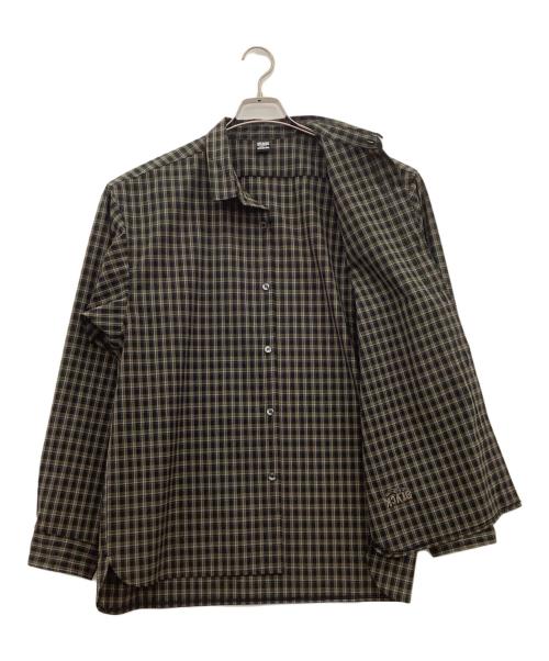 BLACK BRICK（ブラックブリック）BLACK BRICK (ブラックブリック) チェックシャツ グリーン サイズ:Lの古着・服飾アイテム