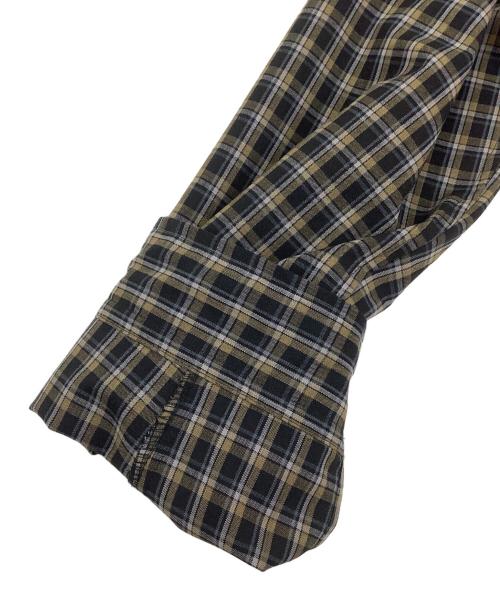 BLACK BRICK（ブラックブリック）BLACK BRICK (ブラックブリック) チェックシャツ グリーン サイズ:Lの古着・服飾アイテム