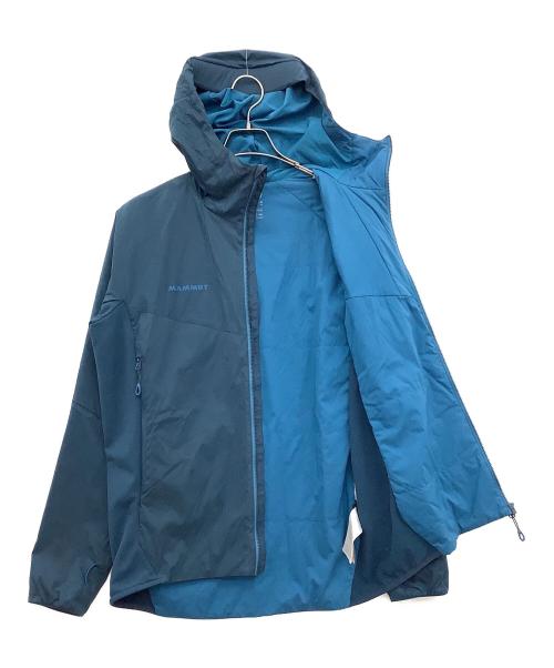 MAMMUT（マムート）MAMMUT (マムート) リメライトインフレックスフーデットジャケットメン ブルー サイズ:Lの古着・服飾アイテム