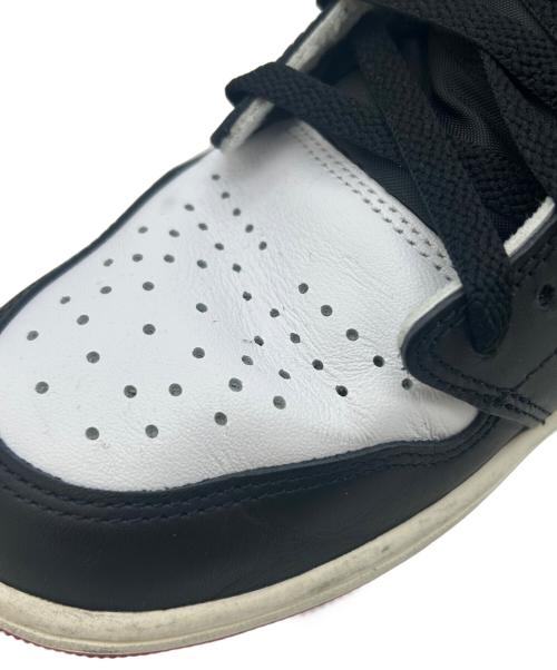 NIKE（ナイキ）NIKE (ナイキ) ハイカットスニーカー/AIR JORDAN1 RETRO HIGH OG/エアジョーダン1 レトロ ハイ OG/Black Toe Reimagined/ブラックトゥリイマジンド レッド×ホワイト サイズ:28の古着・服飾アイテム