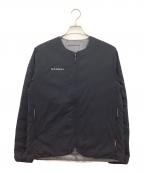 MAMMUTマムート）の古着「セオン インサレーション カーディガンAF」｜グレー×ブラック