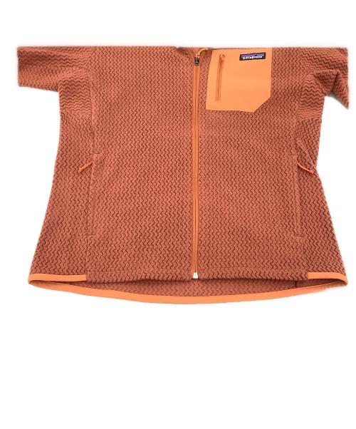 Patagonia（パタゴニア）Patagonia (パタゴニア) R1エア・フルジップ・フーディ オレンジ サイズ:Sの古着・服飾アイテム