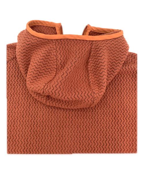 Patagonia（パタゴニア）Patagonia (パタゴニア) R1エア・フルジップ・フーディ オレンジ サイズ:Sの古着・服飾アイテム