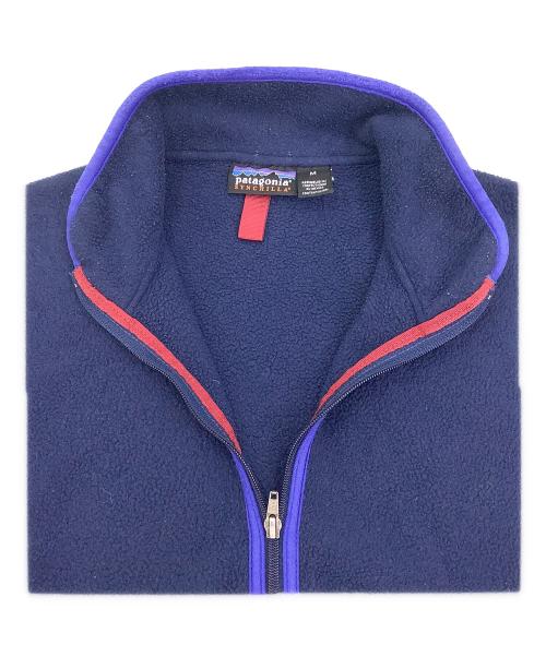 Patagonia（パタゴニア）Patagonia (パタゴニア) SYNCHILLA フリースプルオーバー ネイビー サイズ:Mの古着・服飾アイテム
