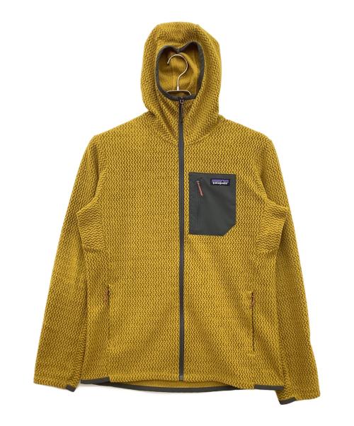 Patagonia（パタゴニア）Patagonia (パタゴニア) R1エア・フルジップ・フーディ イエロー サイズ:Mの古着・服飾アイテム