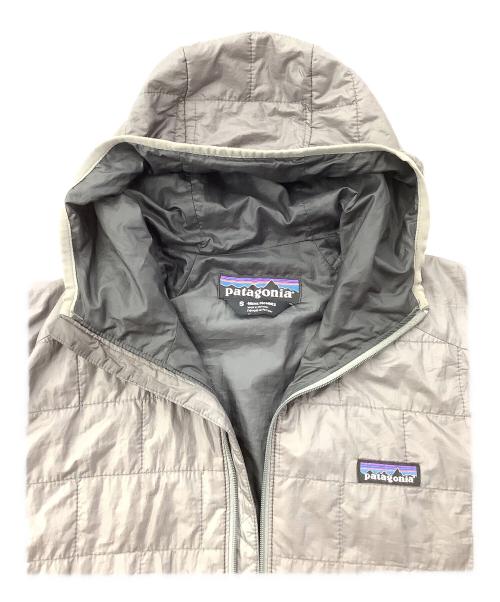Patagonia（パタゴニア）Patagonia (パタゴニア) ナノパフフーディー グレー サイズ:Sの古着・服飾アイテム