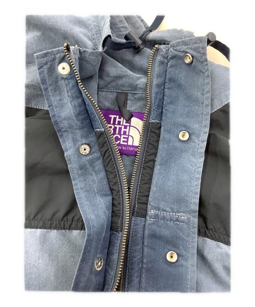 THE NORTHFACE PURPLELABEL（ザ・ノースフェイス パープルレーベル）THE NORTHFACE PURPLELABEL (ザ・ノースフェイス パープルレーベル) インディゴ マウンテン ウィンド パーカー ネイビー サイズ:XLの古着・服飾アイテム