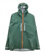 MAMMUTマムート）の古着「エナジーティーアールハードシエル フーデッドジャケット」｜グリーン